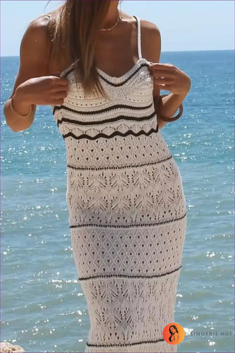 Drune | Boho Chevron Midi Kleid - Müheloser Sommerstil