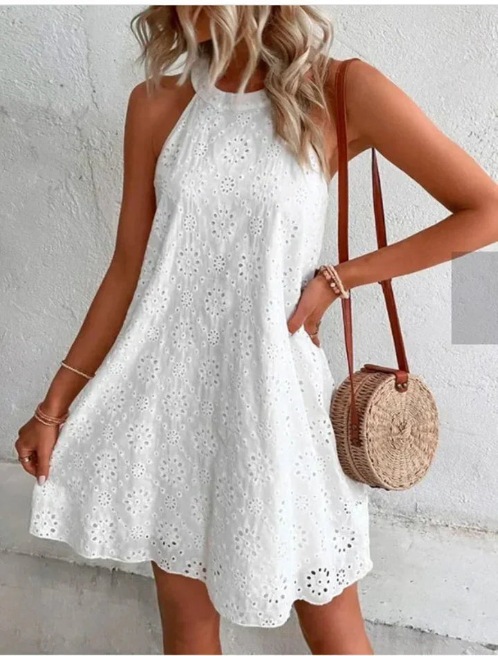 Drune | Lässig Mini Kleid Ärmellos