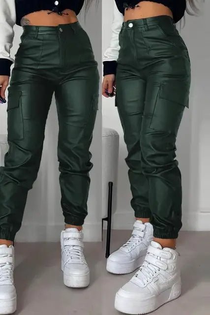 Drune | Leichte Kunstlederhosen