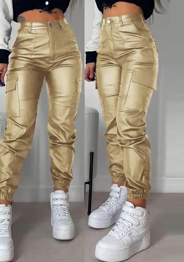 Drune | Leichte Kunstlederhosen