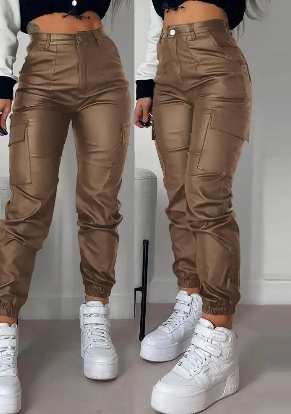 Drune | Leichte Kunstlederhosen