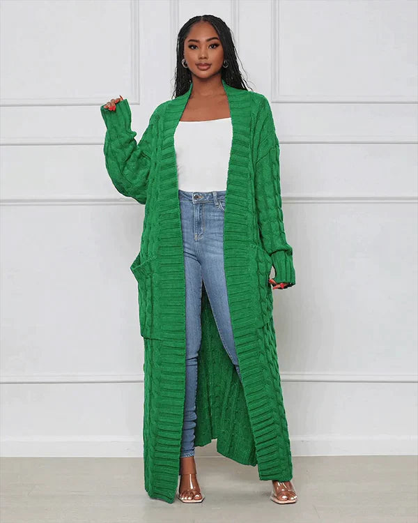 Drune Cardigan | Stilvolle, trendige übergroße gestrickte Weste für Damen