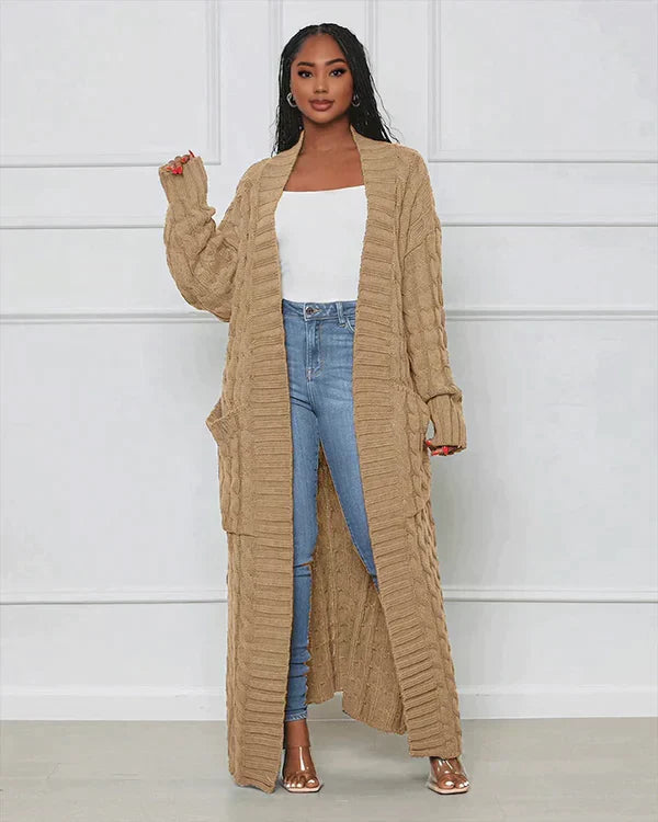 Drune | Oversize lange Strickjacke