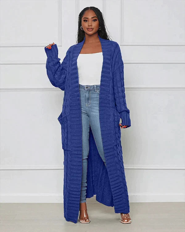 Drune Cardigan | Stilvolle, trendige übergroße gestrickte Weste für Damen