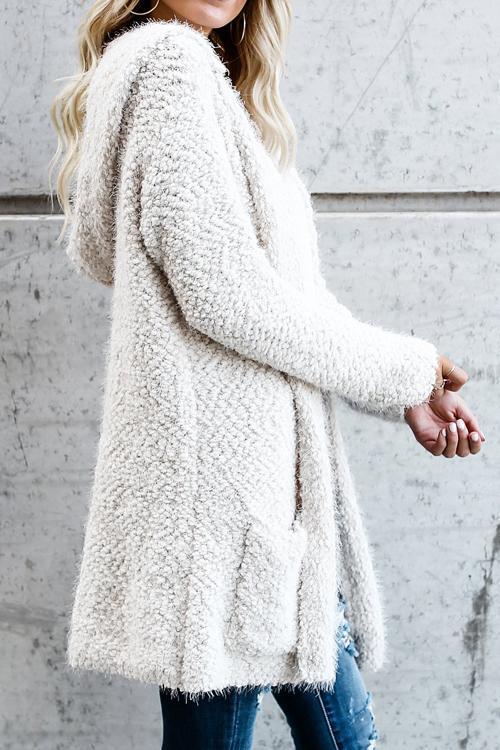 Drune | Kapuzen-Strickjacke