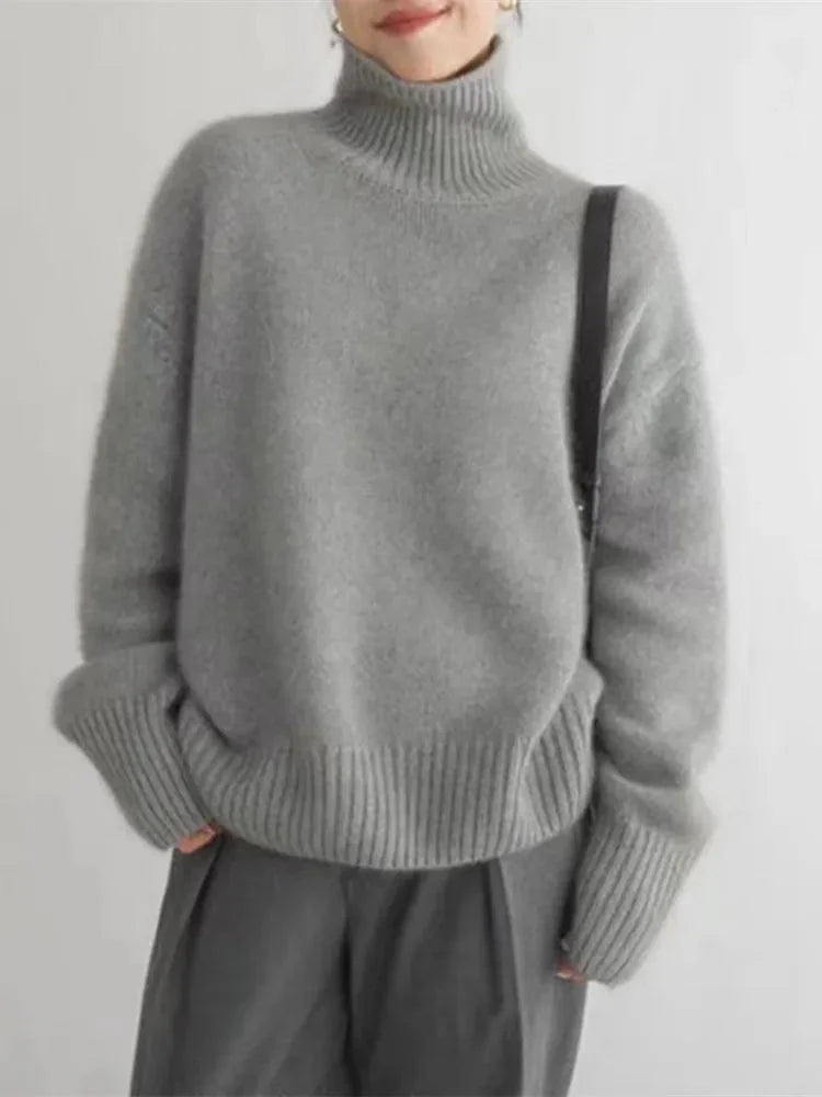 Drune | Rollkragen gemütlicher Pullover
