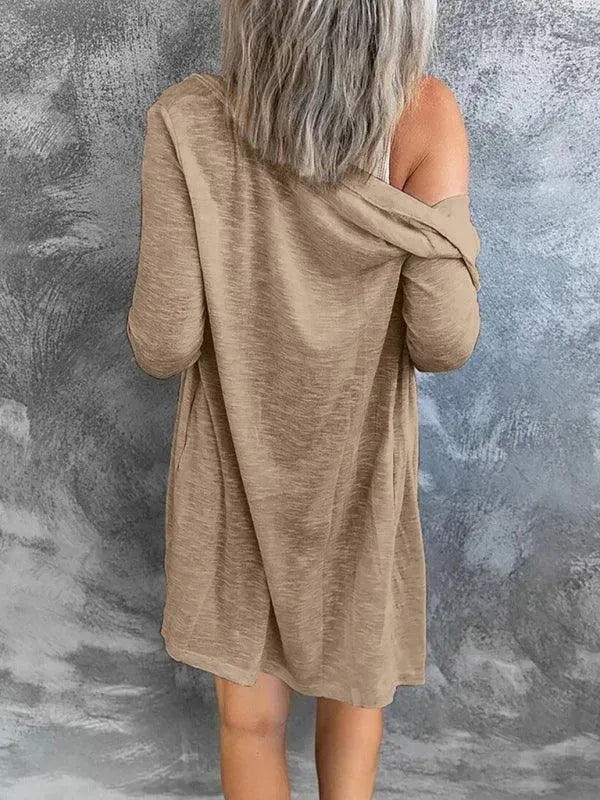 Drune | Damen Knopf Strickjacke Pullover im Stilvollen Look