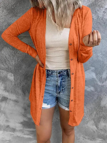Drune | Damen Knopf Strickjacke Pullover im Stilvollen Look
