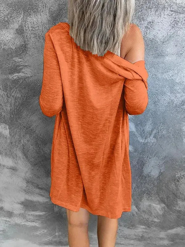 Drune | Damen Knopf Strickjacke Pullover im Stilvollen Look