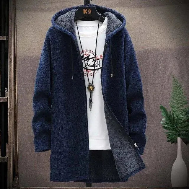 Drune | Kapuzen Strickjacke Pullover für Männer