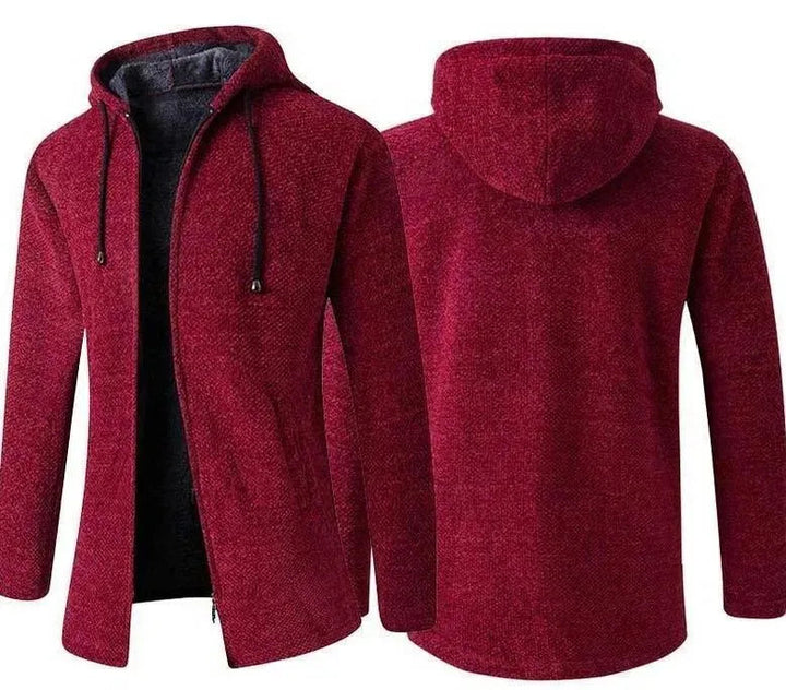 Drune | Kapuzen Strickjacke Pullover für Männer