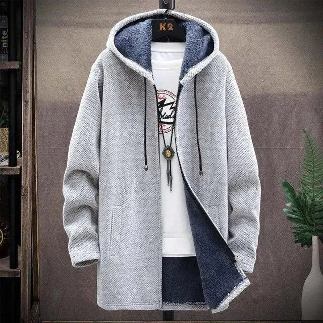 Drune | Kapuzen Strickjacke Pullover für Männer