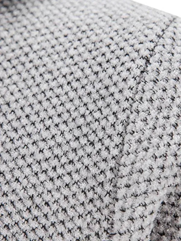 Drune | Kapuzen Reißverschluss Männer Strickjacke Pullover