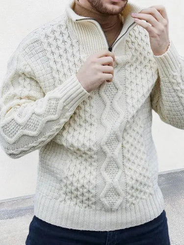Drune | Kabel Rollkragenpullover Männer