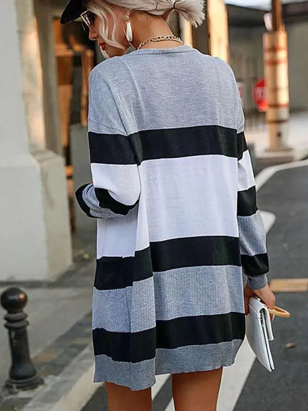 Drune | Bequemer Pullover Strickjacke für Damen