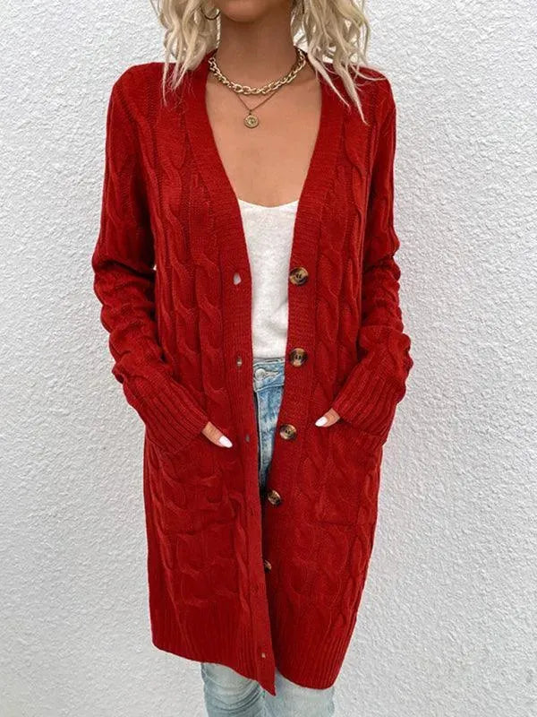 Drune | Twist Frauen Strickjacke Pullover