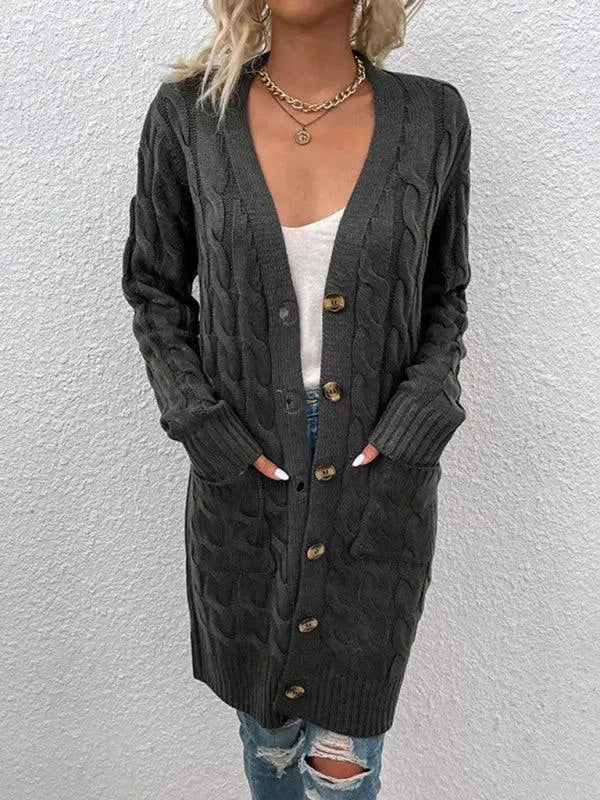 Drune | Twist Frauen Strickjacke Pullover