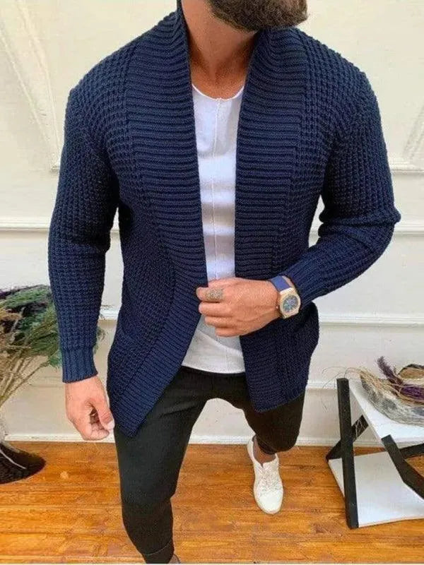 Drune | Lässiger, Lockerer Strickpullover für Männer