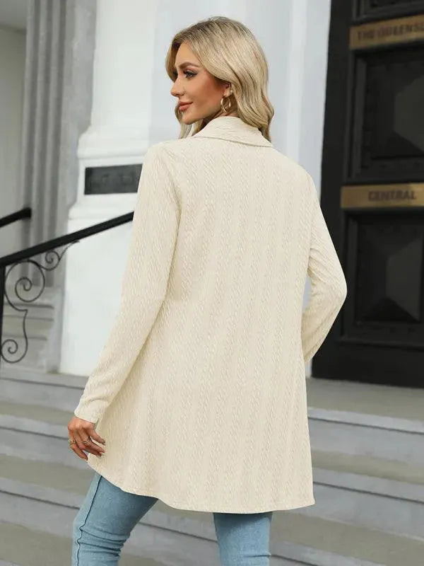 Drune | Kragen Strickjacke Top
