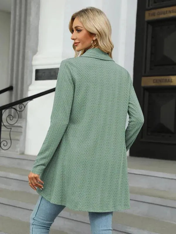 Drune | Kragen Strickjacke Top