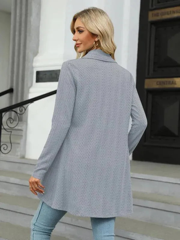 Drune | Kragen Strickjacke Top