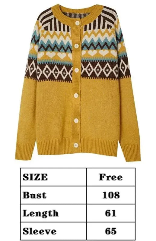 Drune | Klassischer Damen Strickjacke Pullover