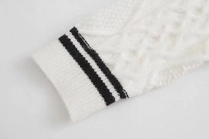 Drune | Gestreifte Strickjacken für Frauen