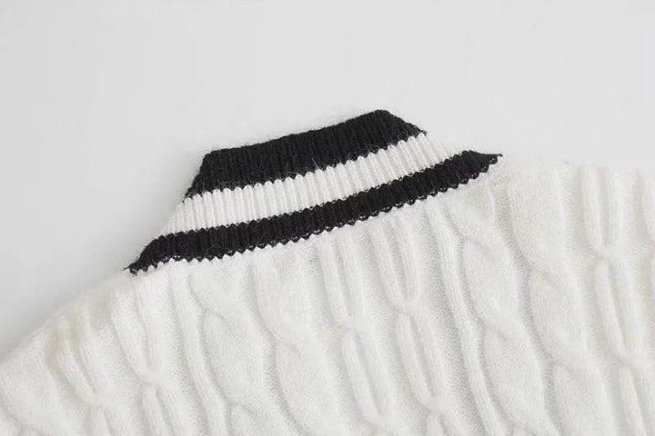 Drune | Gestreifte Strickjacken für Frauen
