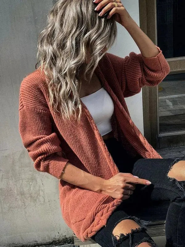 Drune | Weicher Frauen Strickjacke Pullover