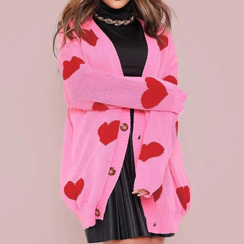 Drune | Klassischer Strick Frauen Strickjacke Pullover