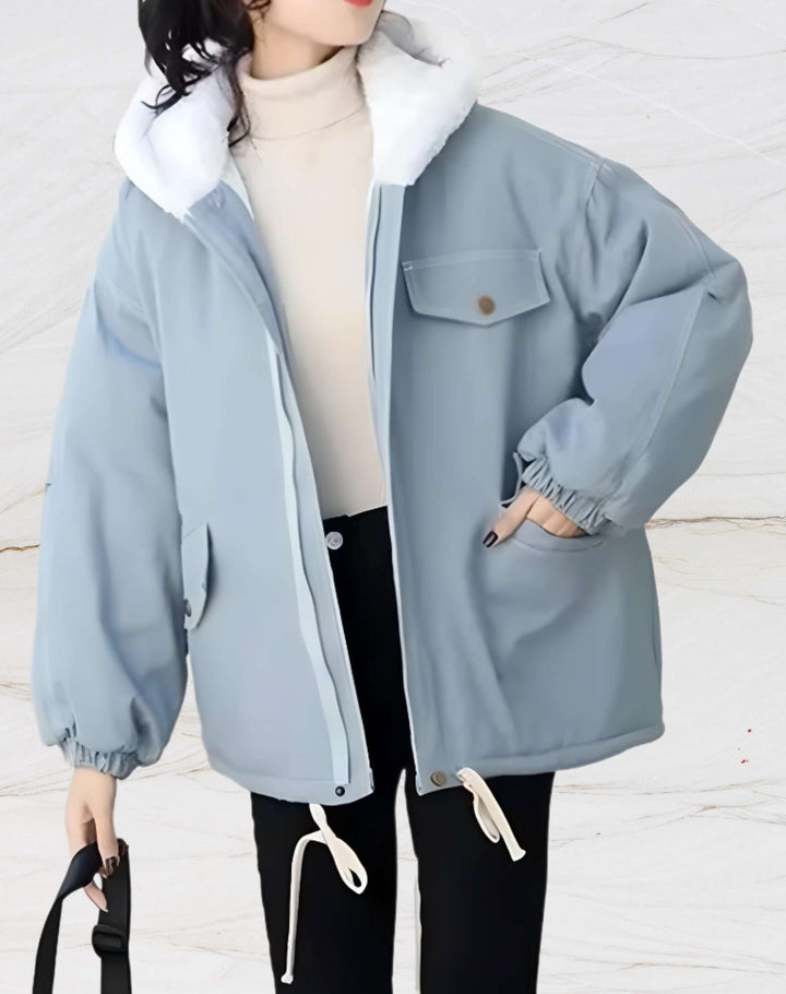 Drune | Damenjacke mit Fleece-Futter und Kapuze