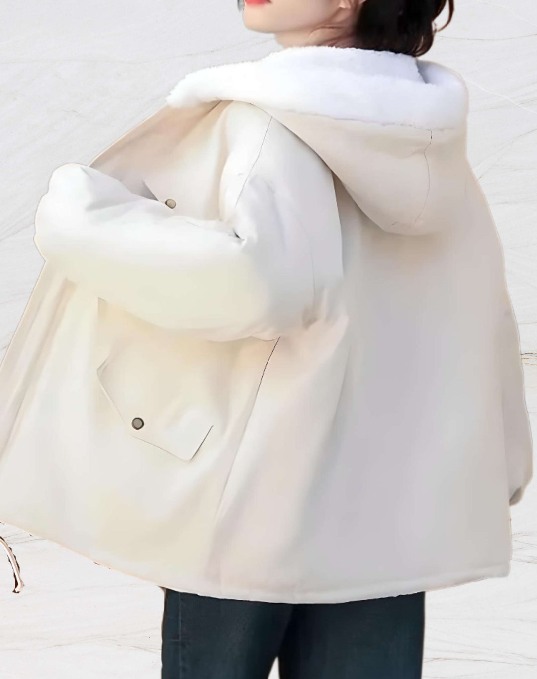 Drune | Damenjacke mit Fleece-Futter und Kapuze