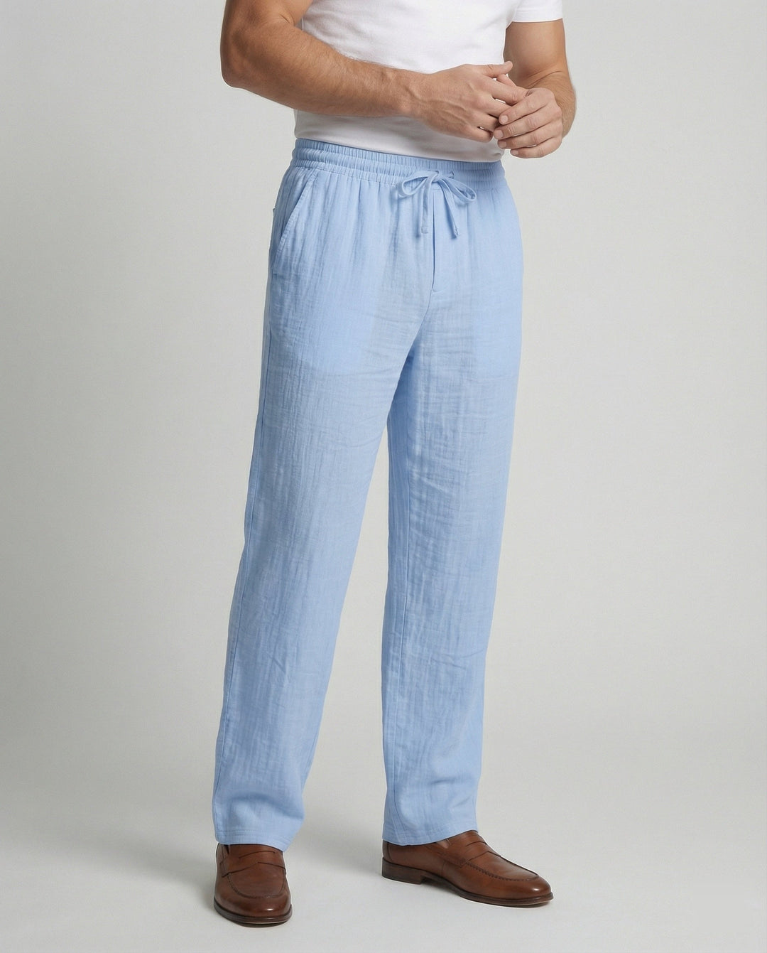 Herren lässige Leinenhose Drune