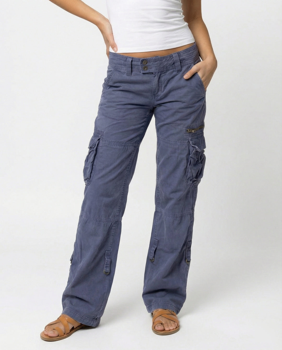 Drune - Elegante Cargohose für Damen Moderner Schnitt