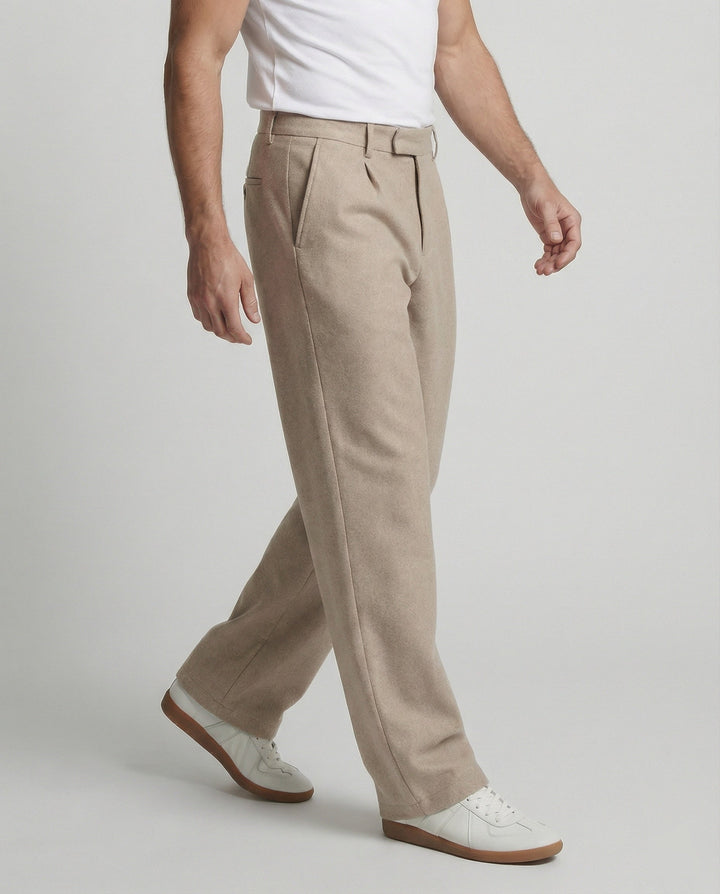 Herren Stoffhose weit gerade