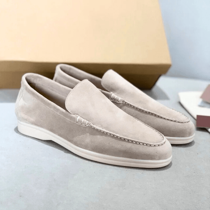 Herren Schuhe Wildleder Slipper Elegant & Klassisches Design