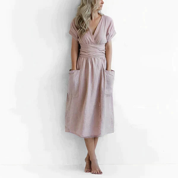 Drune | Elegantes Leinenkleid