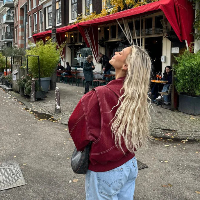 Drune | Übergröße Herbst Lederjacke