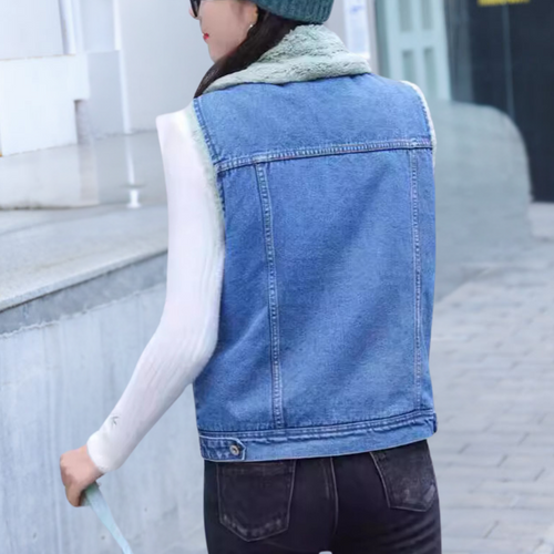 Drune | Warme, Bequeme Denim Winterjacke für Damen
