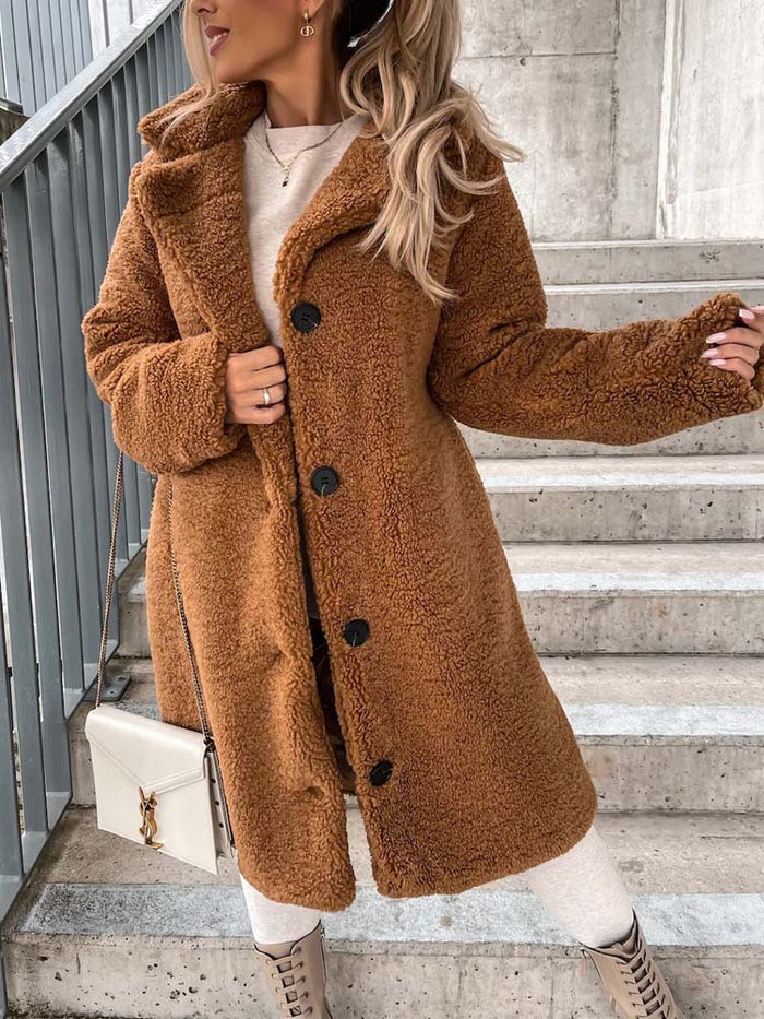 Drune | Teddyjacke Lang & Warm