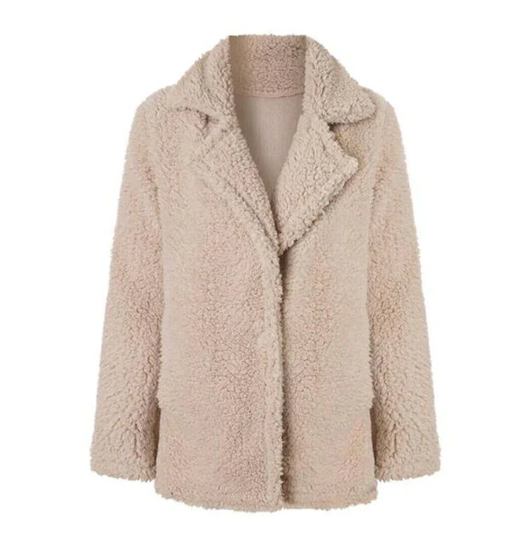Drune | Damen Gemütliche Teddy Winterjacke