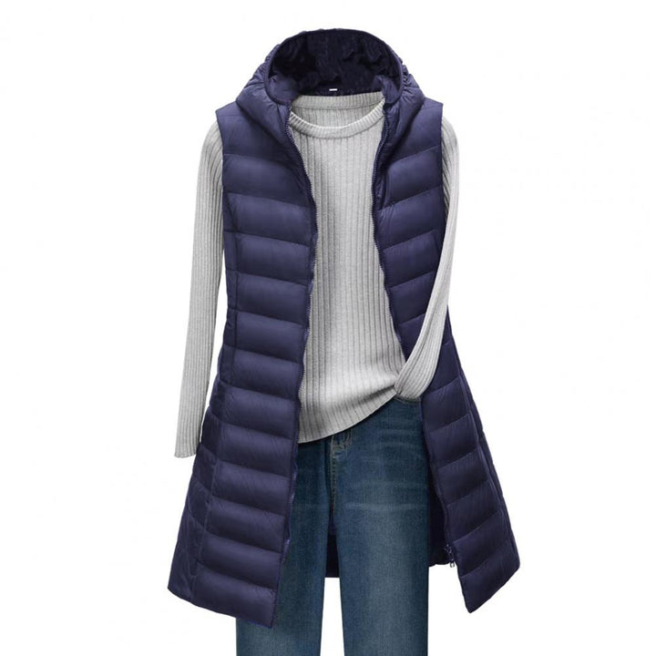 Drune Langer Bodywarmer | Bequeme, elegante, länger gefütterte Jacke