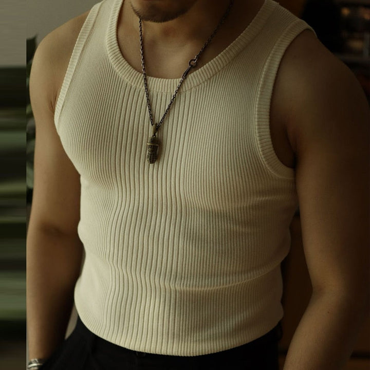 Drune | Old Money Gestricktes Tanktop