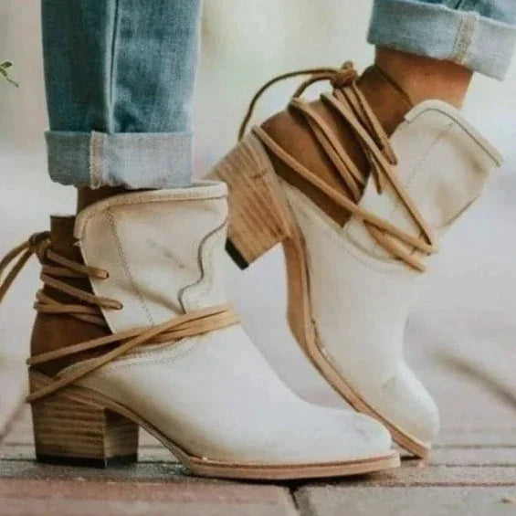 Drune | Lederstiefel mit Modernem Design für Frauen