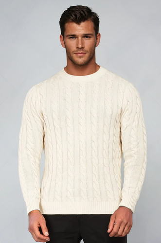 Drune | Zopfstrickpullover mit traditionellem Muster