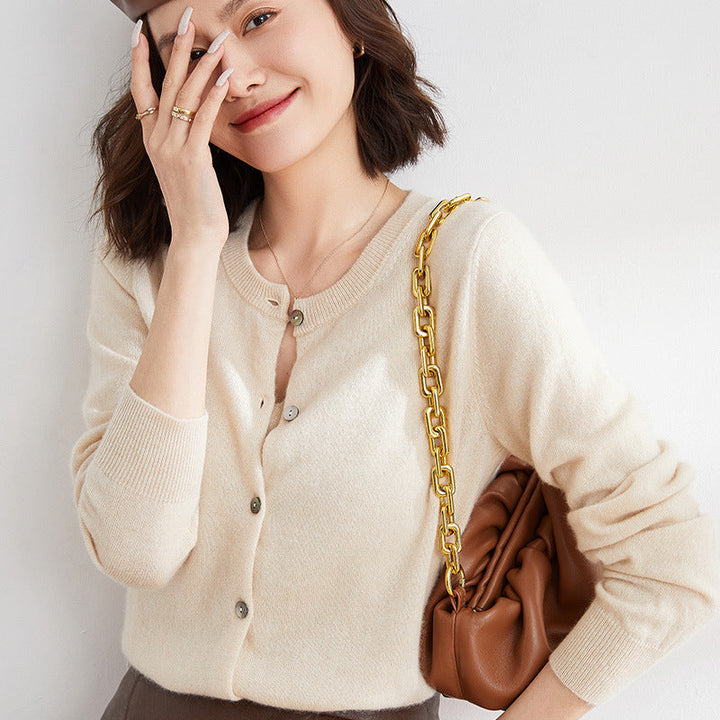 Drune | Kuschelige Strickjacke mit feinem Muster