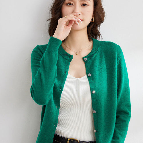 Drune | Kuschelige Strickjacke mit feinem Muster
