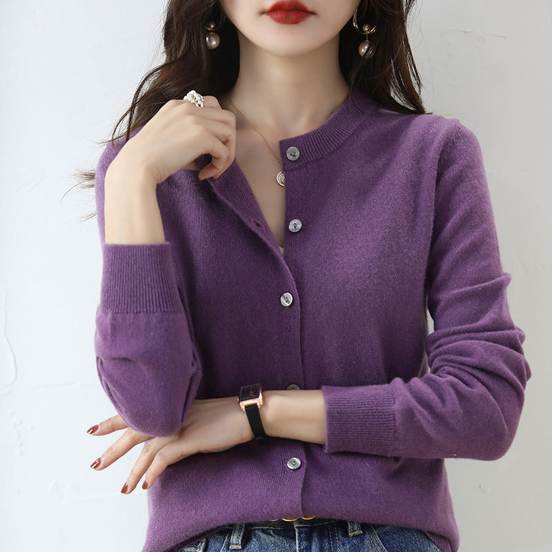 Drune | Kuschelige Strickjacke mit feinem Muster
