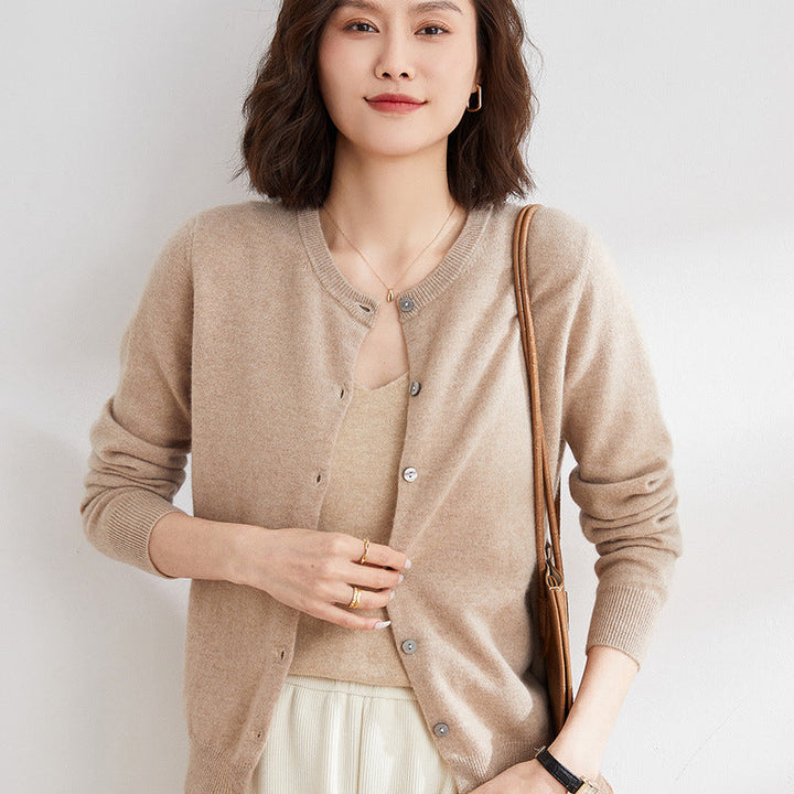 Drune | Kuschelige Strickjacke mit feinem Muster