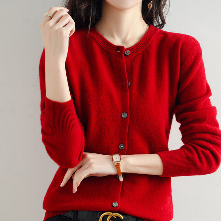 Drune | Kuschelige Strickjacke mit feinem Muster